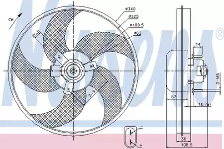 Запчасть NISSENS 85668