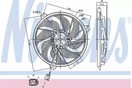 Запчасть NISSENS 85787