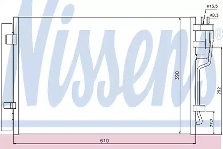 Конденсатор, кондиционер NISSENS 940006