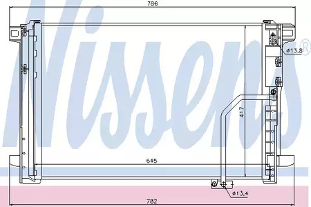 Радиатор кондиционера NISSENS 940035