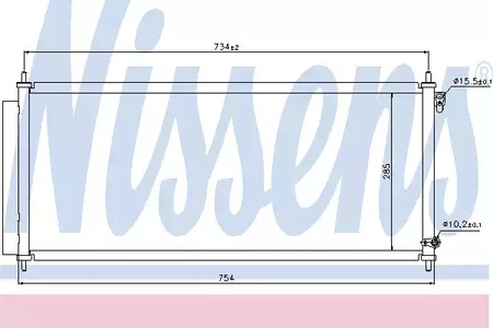 Радиатор кондиционера NISSENS 940051