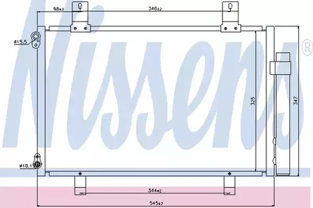 Радиатор кондиционера NISSENS 940057