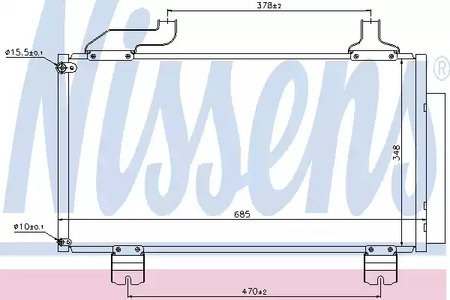 Радиатор кондиционера NISSENS 940114