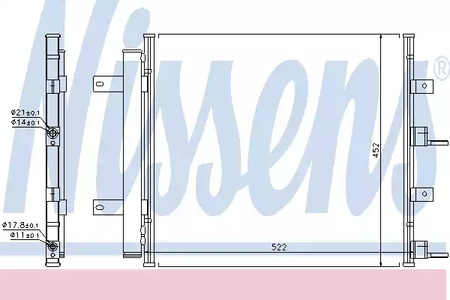 Радиатор кондиционера NISSENS 940117