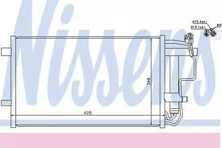 Радиатор кондиционера NISSENS 940149