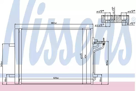 Радиатор кондиционера NISSENS 940183