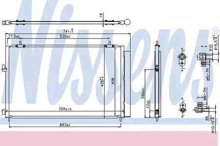 Радиатор кондиционера NISSENS 940349