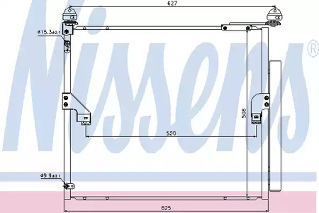 Радиатор кондиционера NISSENS 940367