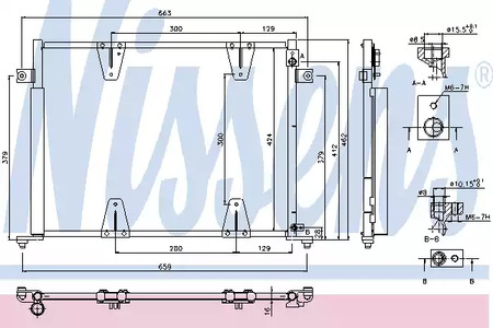 Радиатор кондиционера NISSENS 940373