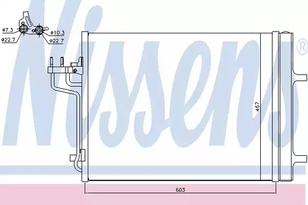 Радиатор кондиционера NISSENS 940398