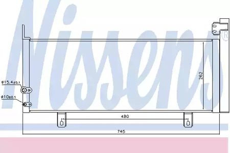 Радиатор кондиционера NISSENS 940499