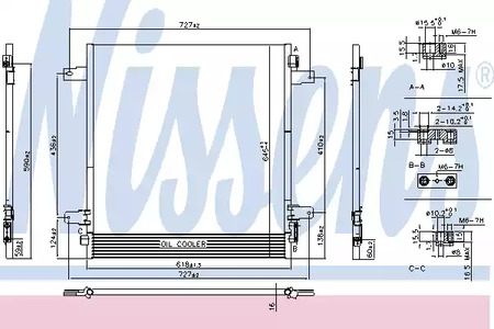 Радиатор кондиционера NISSENS 940619