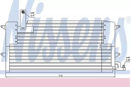 Радиатор кондиционера NISSENS 94179