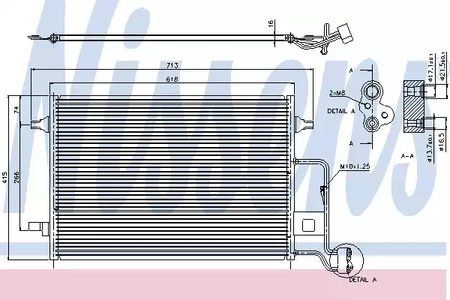 Радиатор кондиционера NISSENS 94592