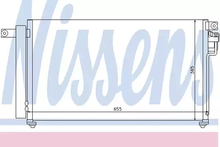 Радиатор кондиционера NISSENS 94814