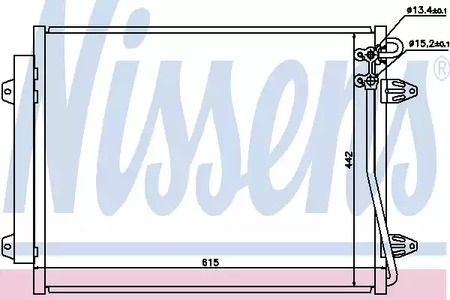 Радиатор кондиционера NISSENS 94832