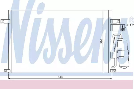 Конденсатор кондиционера NISSENS 94978
