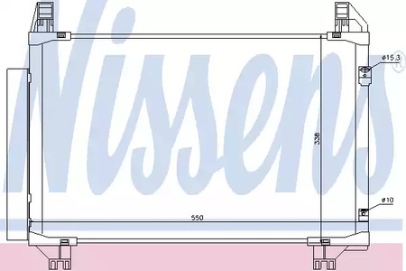 Радиатор кондиционера NISSENS 94991