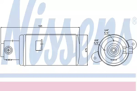 Осушитель кондиционера NISSENS 95076