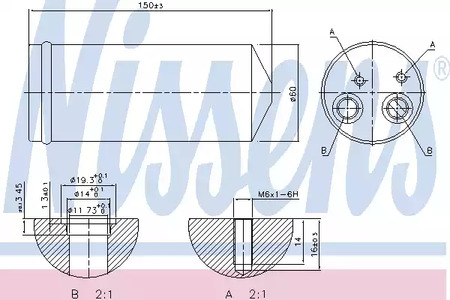 Осушитель кондиционера NISSENS 95139