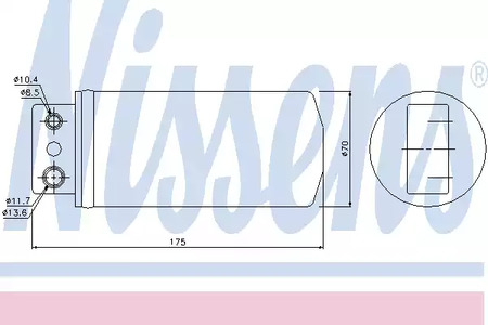 Осушитель кондиционера NISSENS 95235