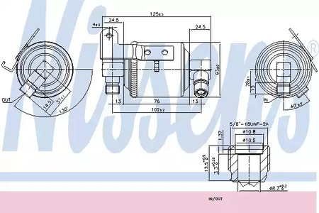Осушитель кондиционера NISSENS 95109
