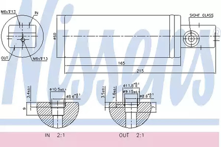 Осушитель кондиционера NISSENS 95187