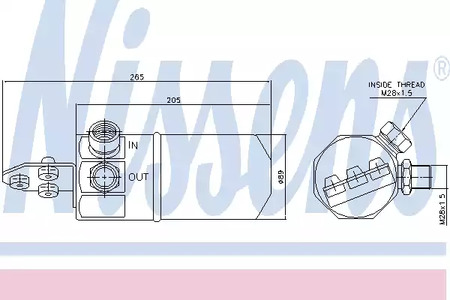 Осушитель кондиционера NISSENS 95194