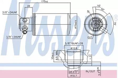 Осушитель кондиционера NISSENS 95230