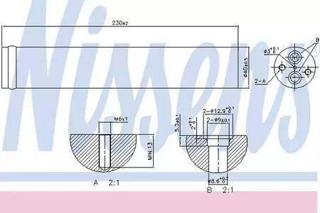 Осушитель кондиционера NISSENS 95406