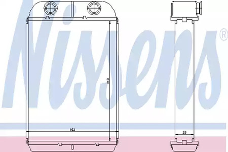 Радиатор отопителя NISSENS 71452