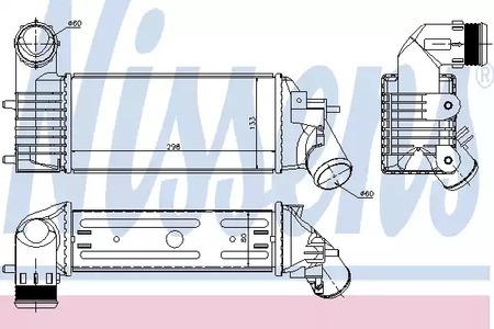 96765 NISSENS Интеркулер