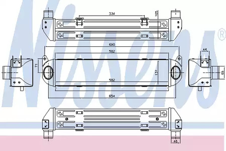 Интеркулер NISSENS 96243