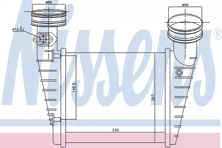 96731 NISSENS Интеркулер