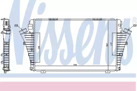 Интеркулер NISSENS 96646