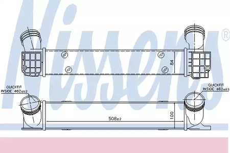 Интеркулер NISSENS 96725