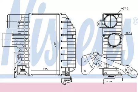 96758 NISSENS Интеркулер