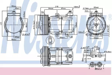 Запчасть NISSENS 890081