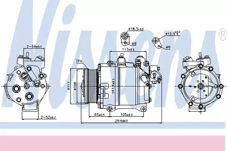 Компрессор кондиционера NISSENS 89245