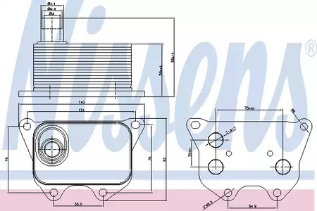 Масляный радиатор NISSENS 90659