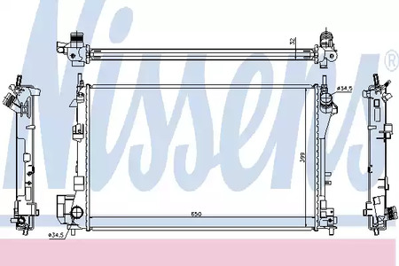 63022A NISSENS Радиатор системы охлаждения