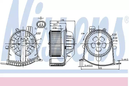 Запчасть NISSENS 87038