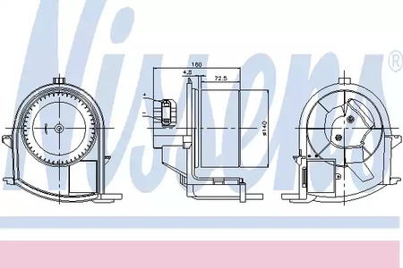 Запчасть NISSENS 87047