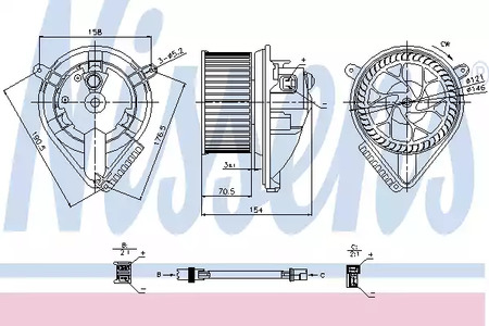 Запчасть NISSENS 87052