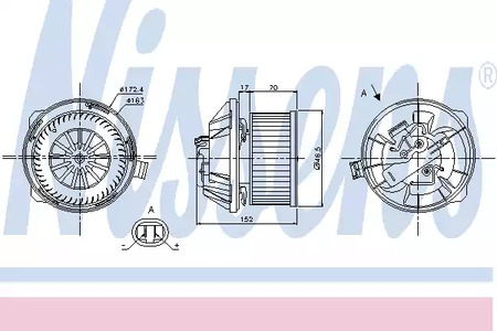 87065 NISSENS Вентилятор отопителя