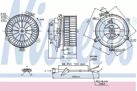 Запчасть NISSENS 87153