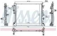 Радиатор NISSENS 606568