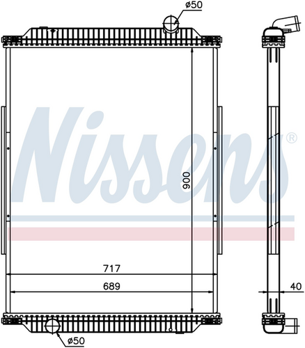 Запчасть NISSENS 637880