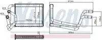 707245 радиатор салона NISSENS 707245
