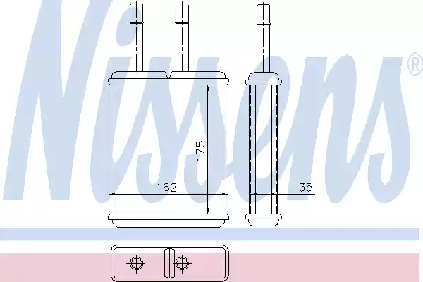 Радиатор печки NISSENS 71957